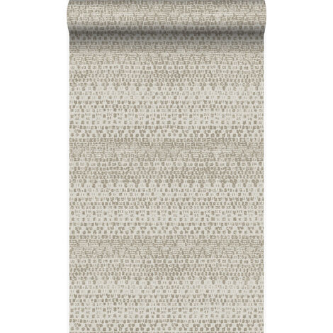 papier peint texture de peau d'animal bronze brillant  - Origin Wallcoverings