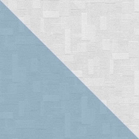 Papier peint texturé Profhome 262516 papier peint intissé à peindre texturé à l'aspect textile mat blanc 5,33 m2