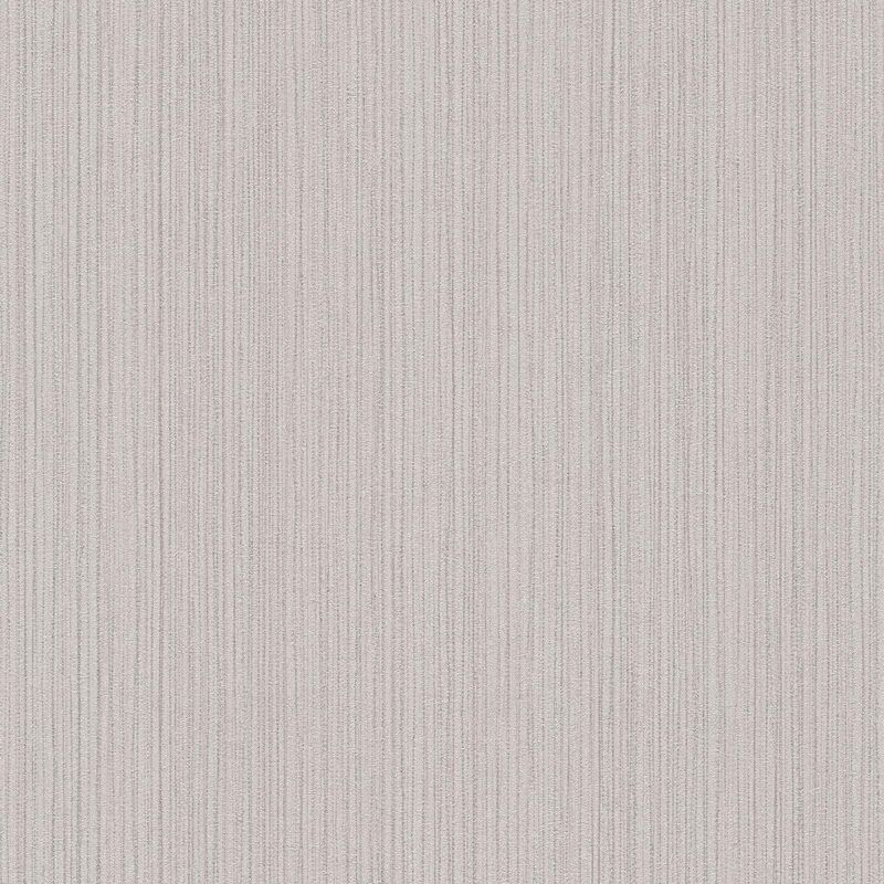 Papier peint taupe à motif de lignes discrètement Papier peint intissé élégant beige aux lignes fines