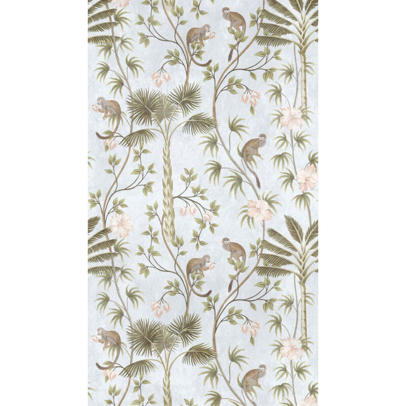 Bricoflor Papier Peint The Wall 382311 - Vert, Turquoise