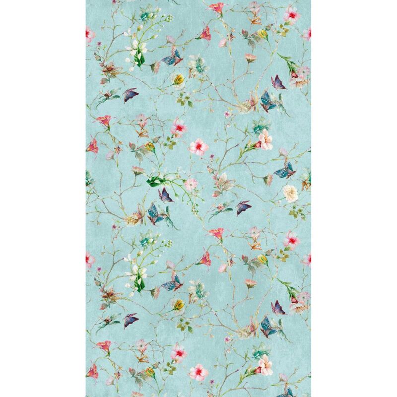 A.s.creations - bricoflor Papier Peint The Wall 382681 - Turquoise, Vert