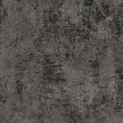 Papier peint ton-sur ton Profhome 374256 papier peint intissé légèrement texturé ton-sur-ton brillant noir argent 5,33 m2