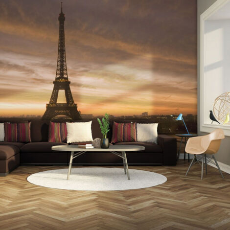 Papier Peint "Tour Eiffel à l'aube" 309 x 400 cm