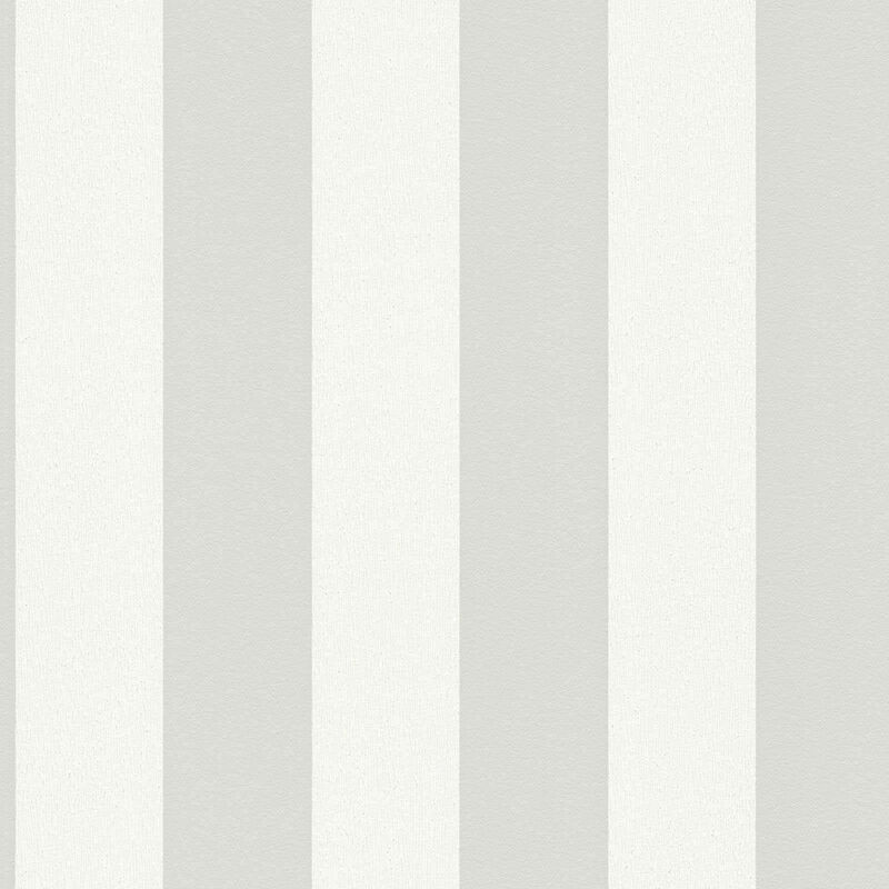 Papier peint rayures gris et blanc Tapisserie rayures moderne blanche et grise Papier peint intissé chambre adulte et salon