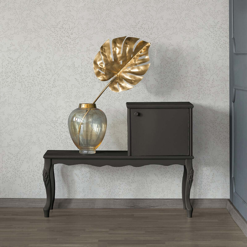 Papier peint scandinave beige crème Tapisserie salon beige crème motif feuille Papiers peints intissés feuille pour couloir