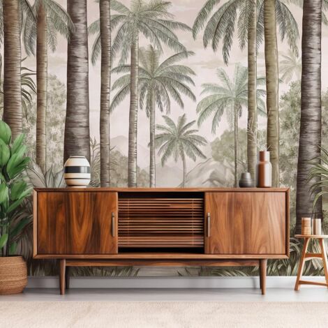 Papier peint tropical papier peint