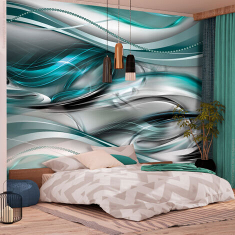 Papier Peint "Tunnels Green" 70 x 100 cm