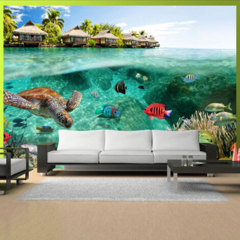 Papier Peint "Under the Surface of Water" 70 x 100 cm