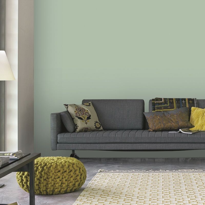 Papier peint intissé Uni Bailey Vinyle 1005 x 52cm Vert