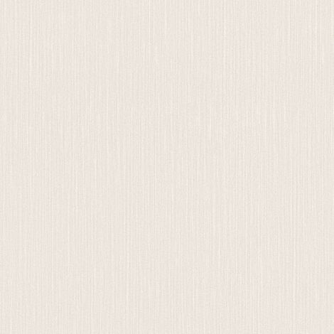 Papier peint uni beige crème couloir | Tapisserie beige unie salon & bureau | Papier peint intissé unicolore chambre à coucher