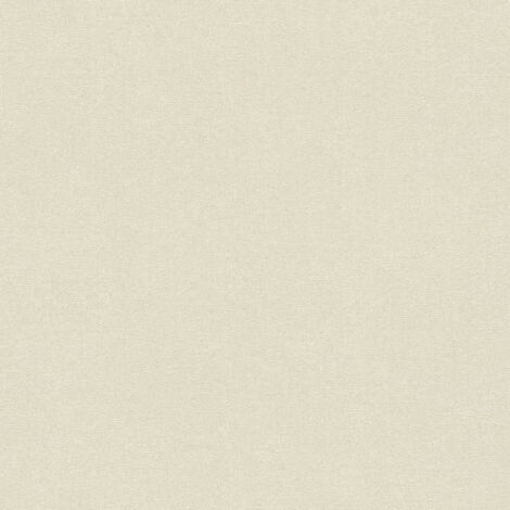 papier peint uni beige crème et beige  - A.S. Création