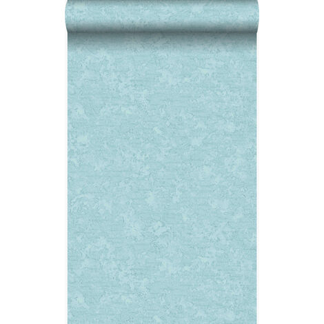 papier peint uni bleu glace - Origin Wallcoverings