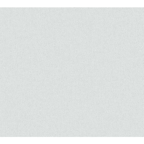 Papier peint uni gris argent Tapisserie intissée texturée Papier peint moderne et élégant idéal pour couloir et chambre