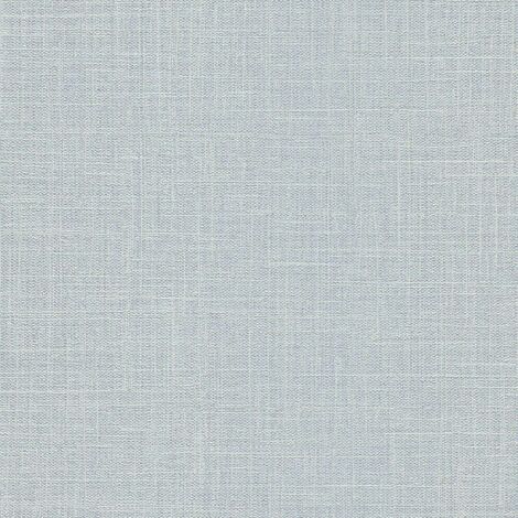 Papier peint uni gris aspect jute | Tapisserie unie grise claire effet textile chambre | Papier peint intissé couloir & salon