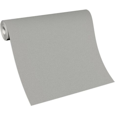 Papier peint uni gris chambre adulte | Tapisserie surface vinyle grise salon | Papier peint pailleté intissé salon & couloir