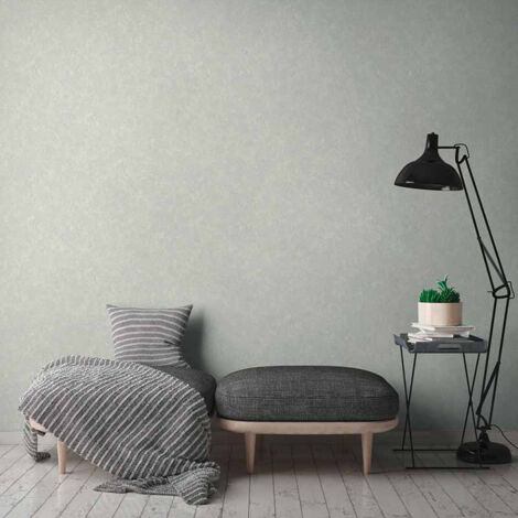 Papier peint uni gris intissé texturé pour cuisine Tapisserie moderne salon grise Papiers peints unis pour chambre adulte