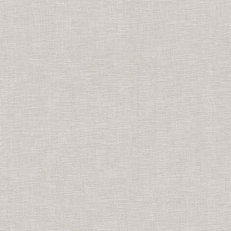 Papier peint uni gris style boho Tapisserie structurée effet tissu Papier peint design naturel style scandinave pour chambre