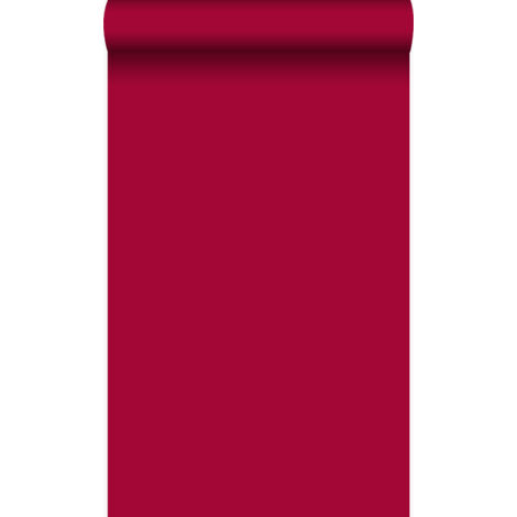 papier peint uni rouge  - Origin Wallcoverings