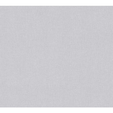 Papier peint uni structuré gris clair Tapisserie intissée mat idéale pour chambre Papier peint monochrome texturé pour bureau