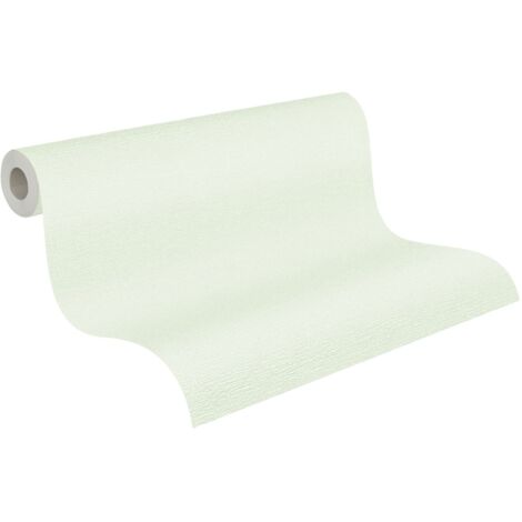 papier peint uni vert clair  - A.S. Création