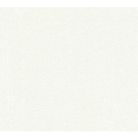 Papier peint unicolor Profhome 358663 papier peint intissé gaufré à chaud texturé unicolor subtilement chatoyant crème blanc-perlé  5,33 m2