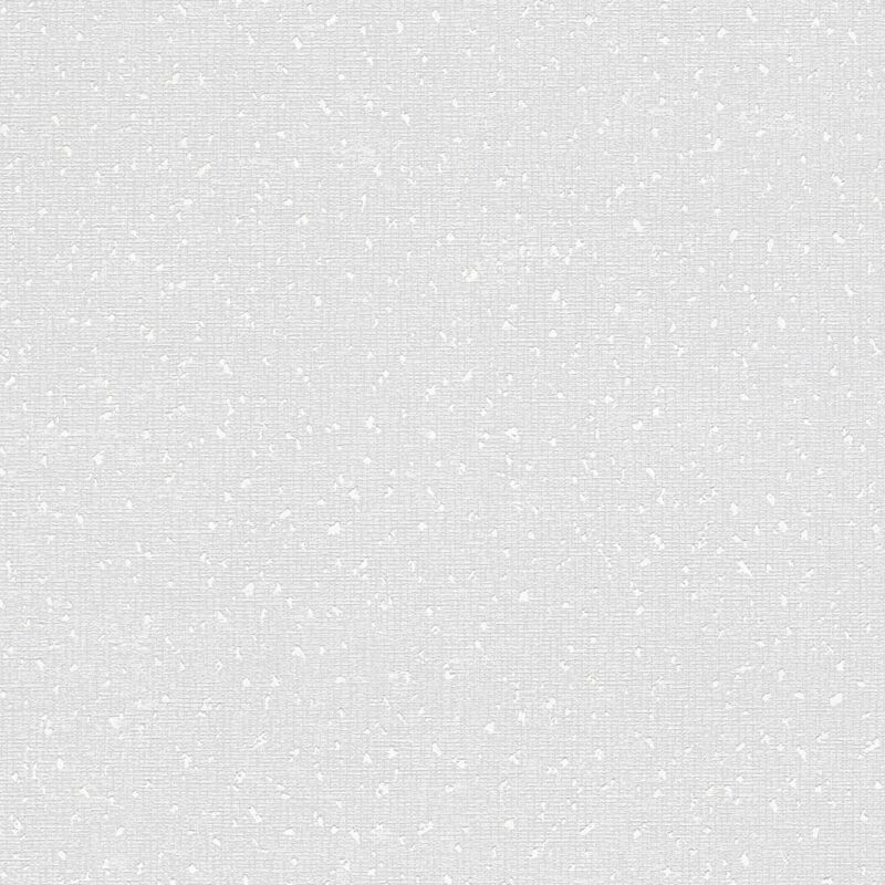 Papier peint unicolor Profhome 387022 papier peint intissé légèrement texturé avec des accents métalliques satiné gris blanc argent 5,33 m2