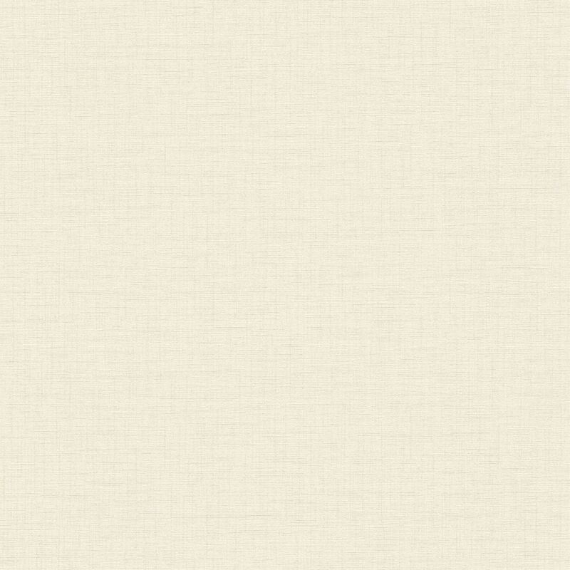 Papier peint unicolor Profhome 387131 papier peint intissé gaufré à chaud légèrement texturé unicolor mat crème blanc-perlé 5,33 m2