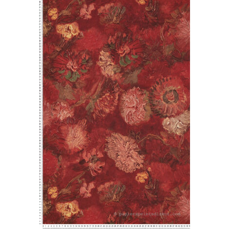 Papier peint Van Gogh - MC-220000 - Les roses|Les rouges|Les bordeaux