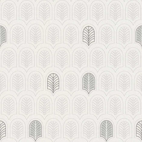 Papier peint velvet spirit Blanc cassé 10mx 0.53 m