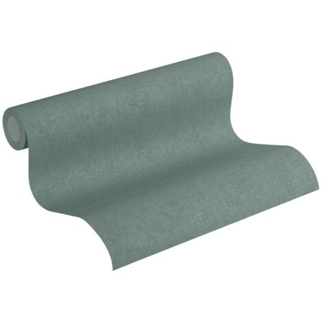 Papier peint vert foncé moderne Papier peint non-tissé uni en vert sauge avec vinyle Papier peint mural simple en vert