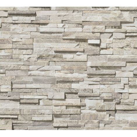 Papier peint vinyle intissé 53cm x 10,05m – Style contemporain métallisé – Lessivable et brossable – Résistance lumière – 388161 – A.S. Creations - AS-388161