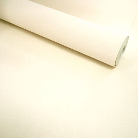 Papier peint vinyle sur intissé - Intemporel - Uni crème - Rouleau(x)