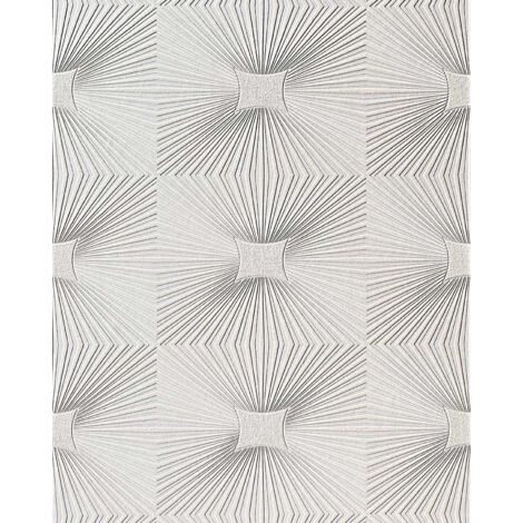 Papier peint vinyle texturé blanc 10,05 m x 0,53 m – Aspect lambris – Lavable et résistant aux UV – Pour toutes pièces – Edem