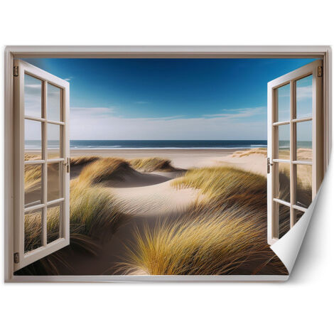 Papier peint Vue de la fenêtre Plage de mer Paysage 150x105