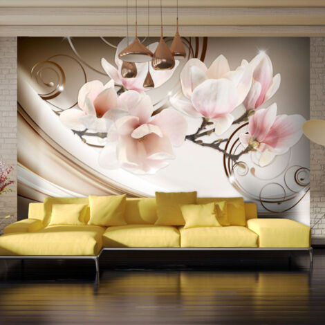 Papier Peint "Waves of Magnolia" 70 x 100 cm