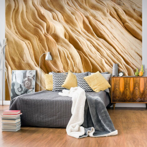 Papier Peint "Wavy Sandstone Forms" 231 x 300 cm