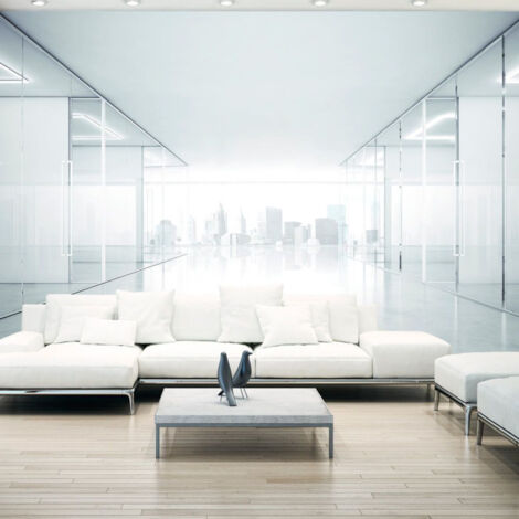Papier Peint "White City" 70 x 100 cm