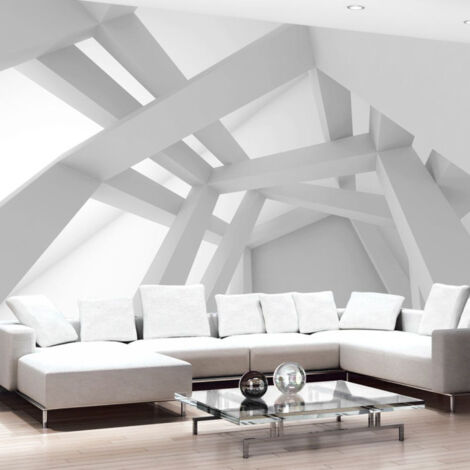 Papier Peint "White Construction" 175 x 250 cm