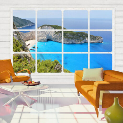 Papier Peint "Window on the World" 140 x 200 cm