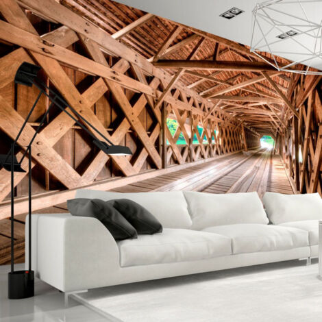 Papier Peint "Wooden Bridge" 70 x 100 cm