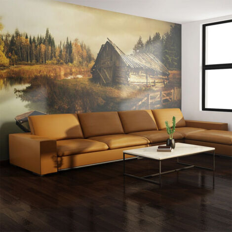 Papier Peint XXL "Desolate Hut" 270x550cm