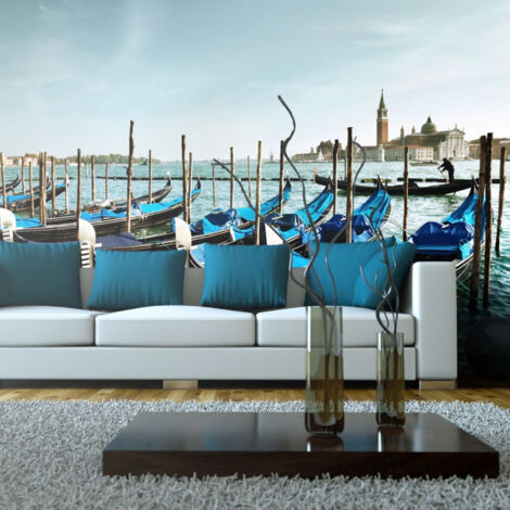 Papier Peint XXL "Gondoles du Grand Canal, Venise" 270x550cm