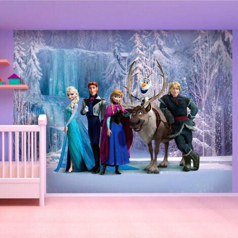 Papier peint XXL intisse La Reine des Neiges Disney Frozen 360X270 CM