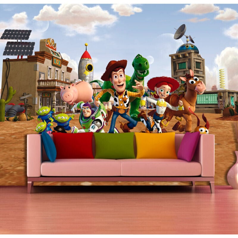 Ag Art - Papier peint xxl intissé Toy Story Disney 360X270 cm