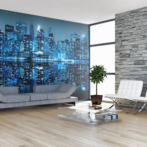 Papier Peint XXL "Océan de Lumières New York" 270x550cm