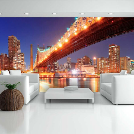 Papier Peint XXL "Queensborough Bridge New York" 270x550cm