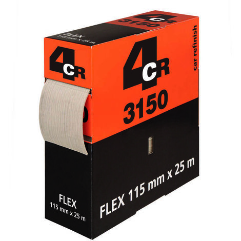 PAPIER PONÇANT 4CR SUR ÉPONGE FLEX P240 25m