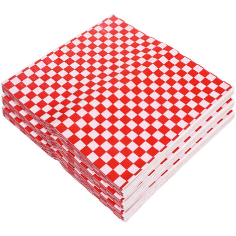 Papier Sulfurisé Anti-graisse - 100 Feuilles 30 x 40 cm - Pour Emballage Alimentaire Sandwichs Frites Gâteaux - Ligne de Service Restauration et Événements