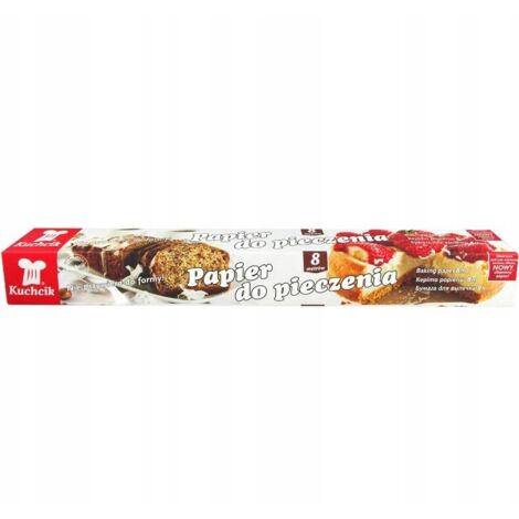 Papier Sulfurisé Silicone - 8 m - Marron - Antiadhésif - Idéal pour Pâtisserie