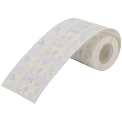 Papier thermique autocollant motifs feuilles pour étiquettes, fournitures de bureau 50x20mm